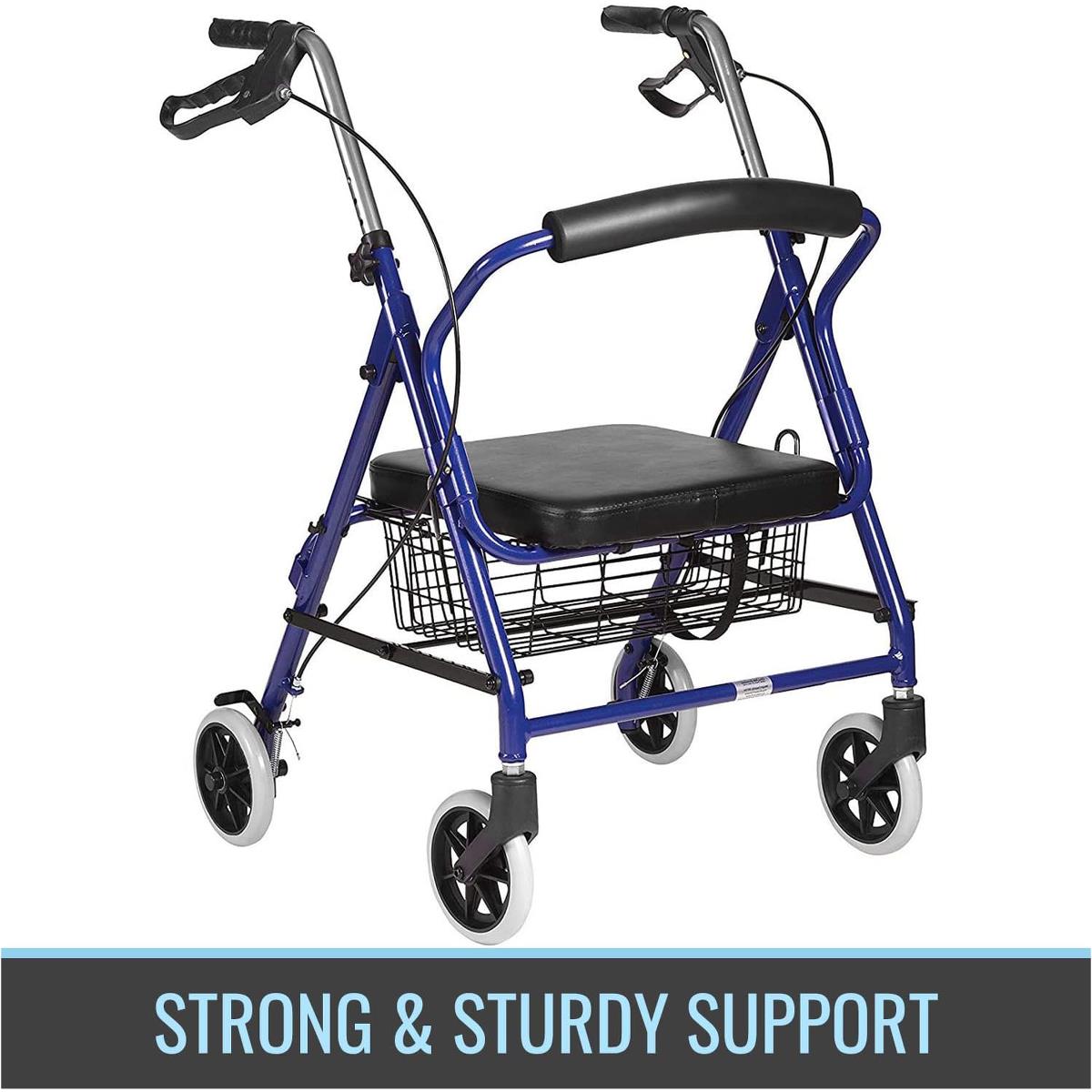 HealthSmart Ultra Lightweight Hemi Aluminum Rollators