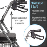 HealthSmart Ultra Lightweight Hemi Aluminum Rollators
