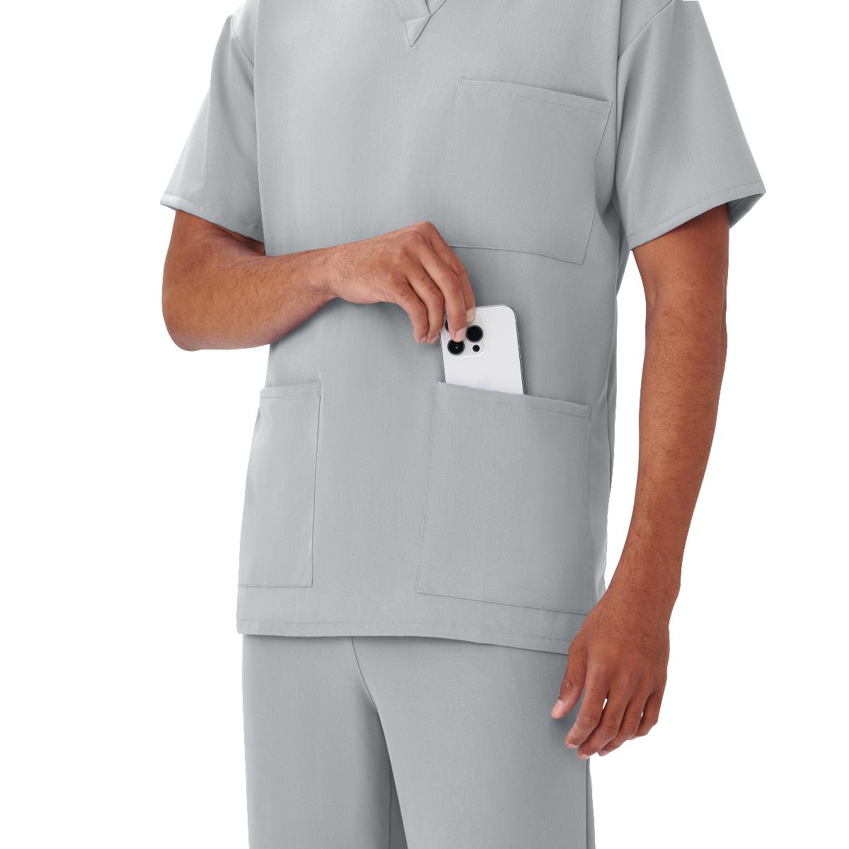 Henderson AVE Unisex 3-Pocket Scrub Tops with Shoulder Loop (Style 4615)
