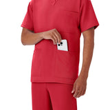 Henderson AVE Unisex 3-Pocket Scrub Tops with Shoulder Loop (Style 4615)