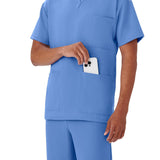 Henderson AVE Unisex 3-Pocket Scrub Tops with Shoulder Loop (Style 4615)