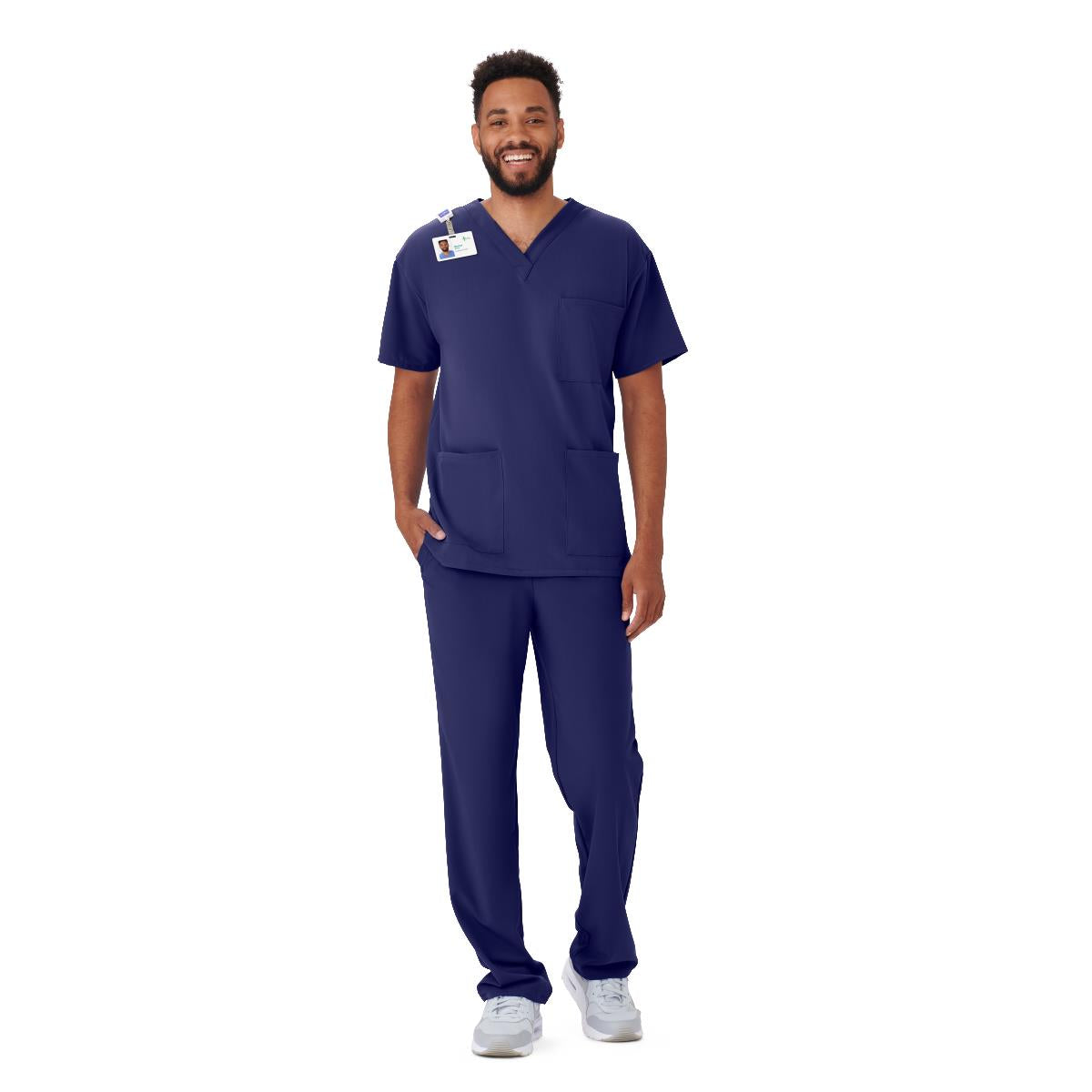 Henderson AVE Unisex 3-Pocket Scrub Tops with Shoulder Loop (Style 4615)