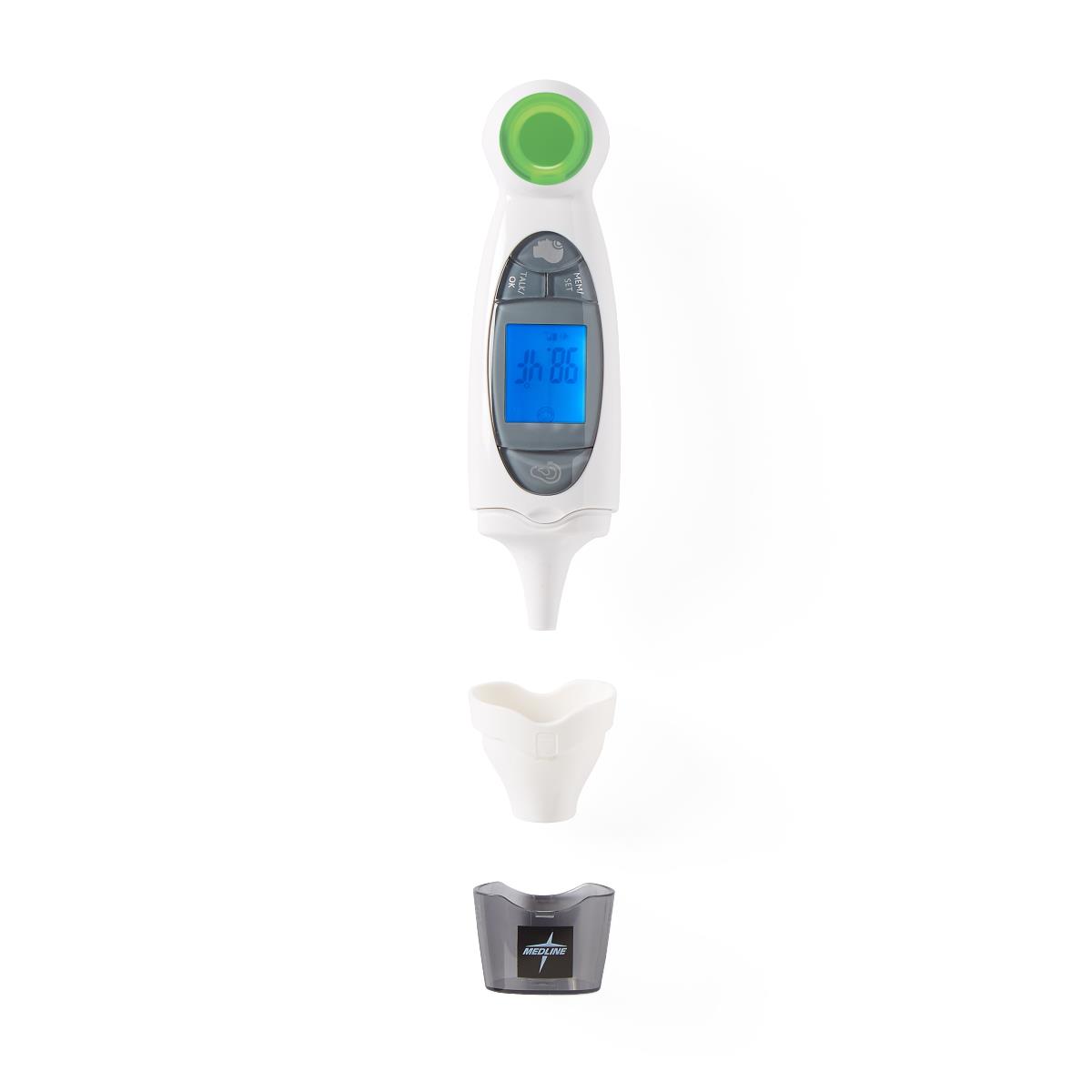 Medline Talking Ear and Forehead Thermometer for Home Use