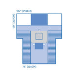 Cesarean Section Surgical Drape with Pouch and Fenestration