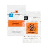 Medline Zip-Style Specimen Bags with Biohazard Symbol