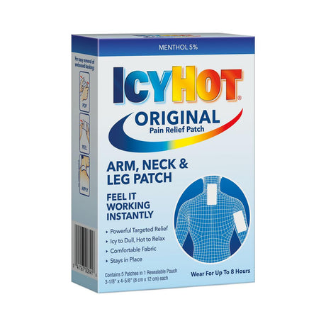 Icy Hot 5% Menthol Topical Pain Reliever Patches