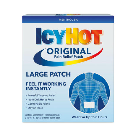 Icy Hot 5% Menthol Topical Pain Reliever Patches