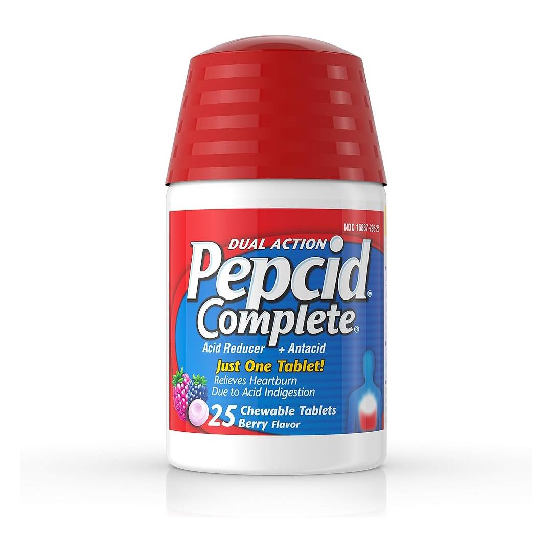 Pepcid Complete Antacid + Acid Reducer Chewable Tablets - BeHope