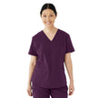 Lexington AVE Women's V-Neck Scrub Tops with 3 Pockets - BeHope