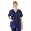 Lexington AVE Women's V-Neck Scrub Tops with 3 Pockets - BeHope