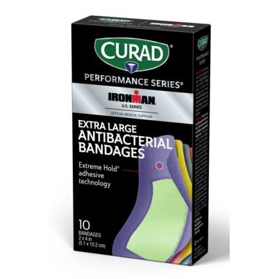 CURAD Performance Series IRONMAN Antibacterial Bandages - BeHope