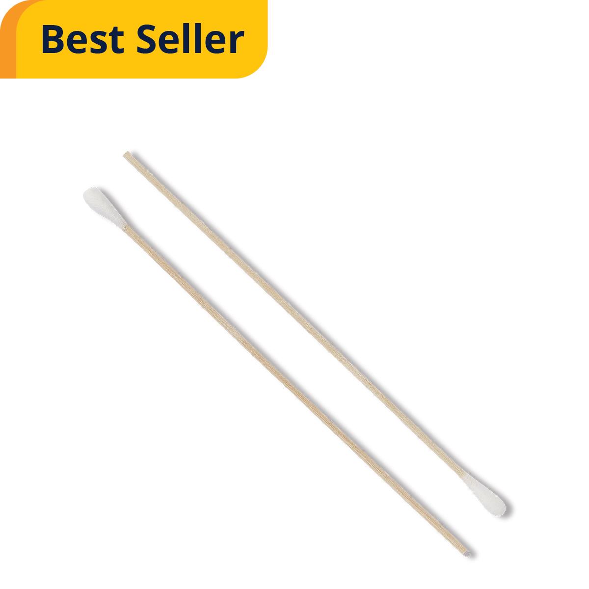 Swabstick Cotton Tip Wood Shaft 6 Inch Sterile 2 Per Pack