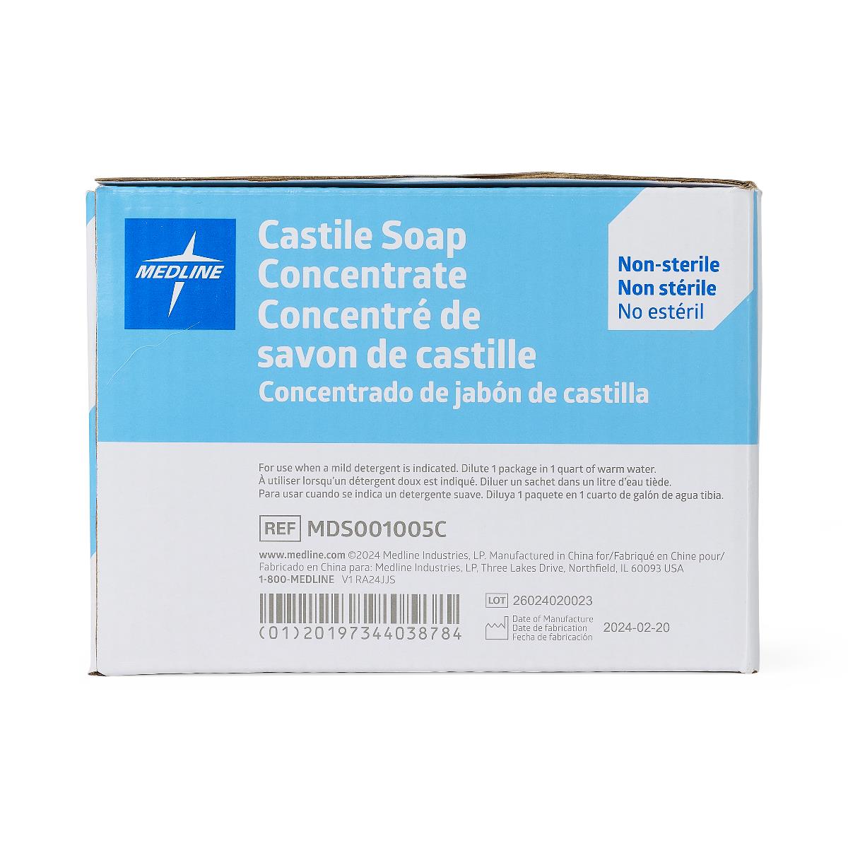 Medline Castile Soap Concentrate