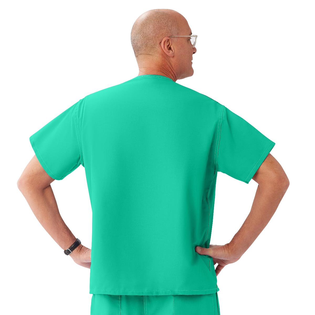 CottonCare Unisex 1-Pocket Scrub Tops for Hyperbaric Units (Style 658)