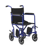Medline Basic Aluminum Transport Chair with 8" Wheels