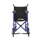 Medline Basic Aluminum Transport Chair with 8" Wheels