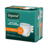 Depend Disposable Adult Incontinence Protection Briefs