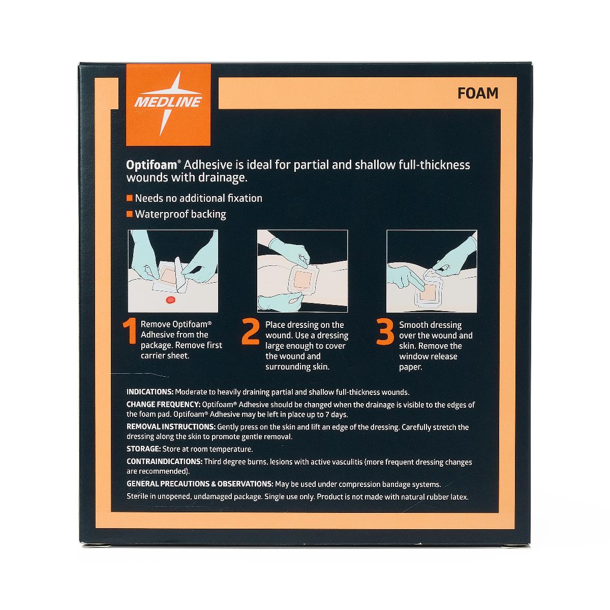 Optifoam Adhesive Foam Wound Dressings