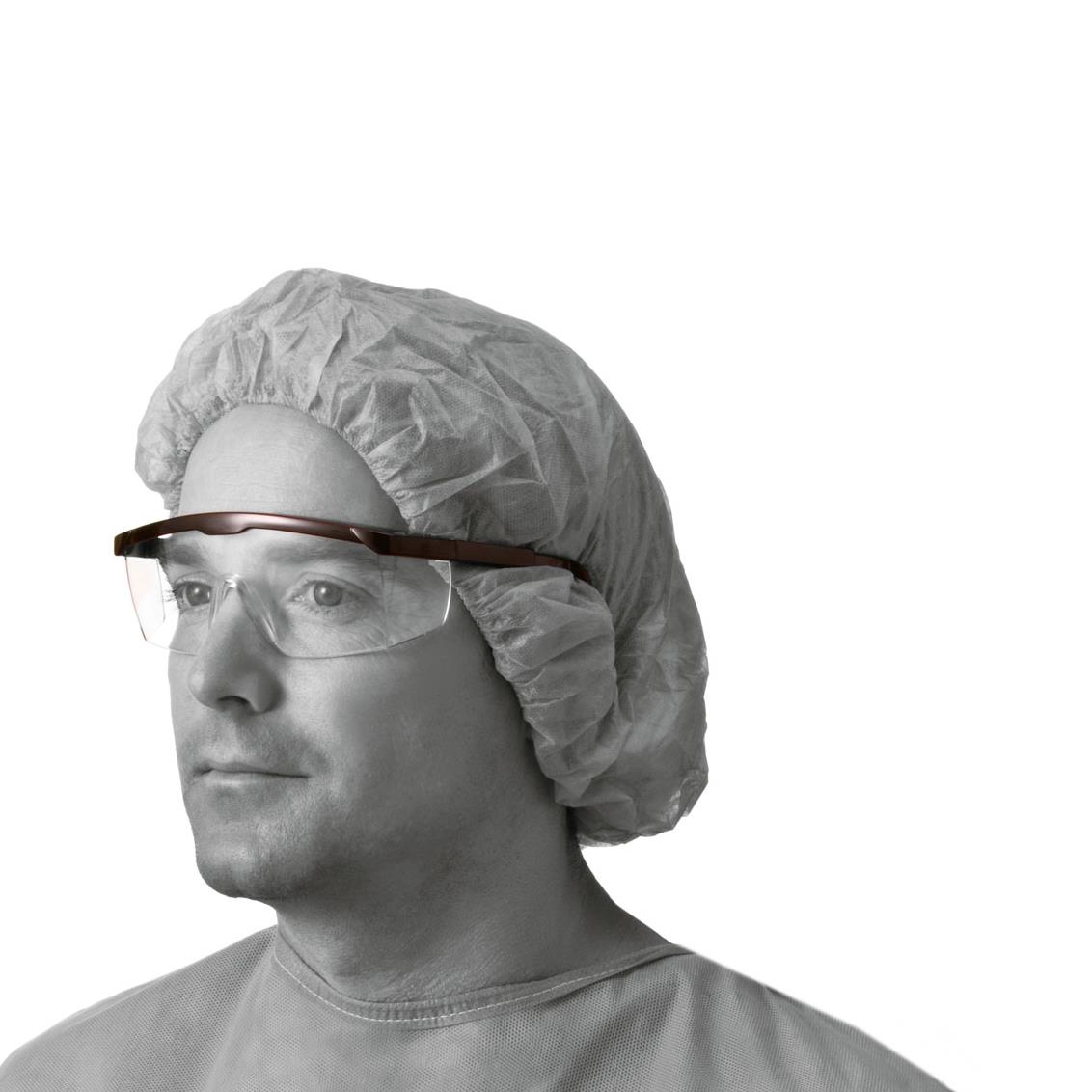 Medline Clear Safety Glasses With Black Frame - BeHope