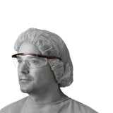 Medline Clear Safety Glasses With Black Frame - BeHope