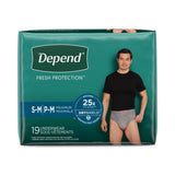 Depend Fit-flex Maximum Absorbency Men's Underwear - BeHope