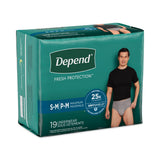 Depend Fit-flex Maximum Absorbency Men's Underwear - BeHope