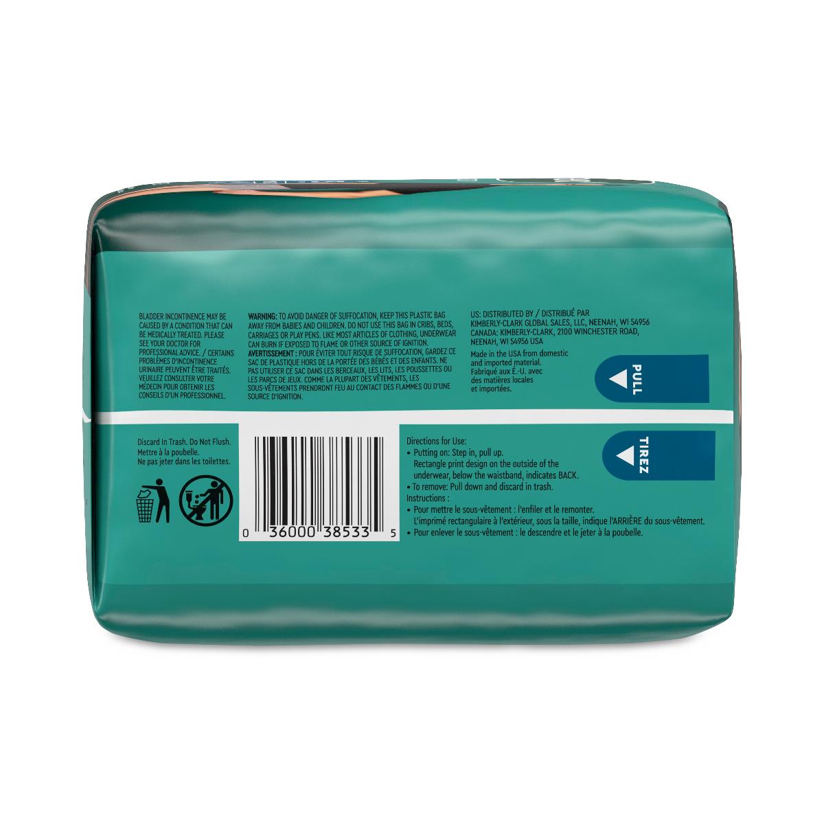 Depend Fit-flex Maximum Absorbency Men's Underwear - BeHope