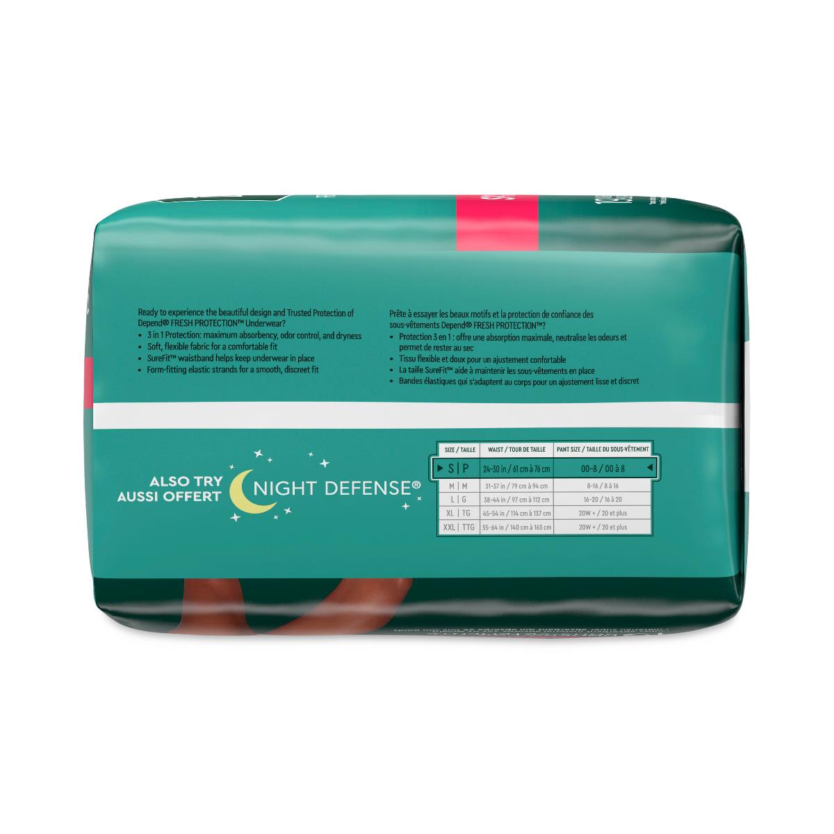 Depend Fresh Protection Incontinence Underwear For Women - BeHope