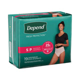 Depend Fresh Protection Incontinence Underwear For Women - BeHope