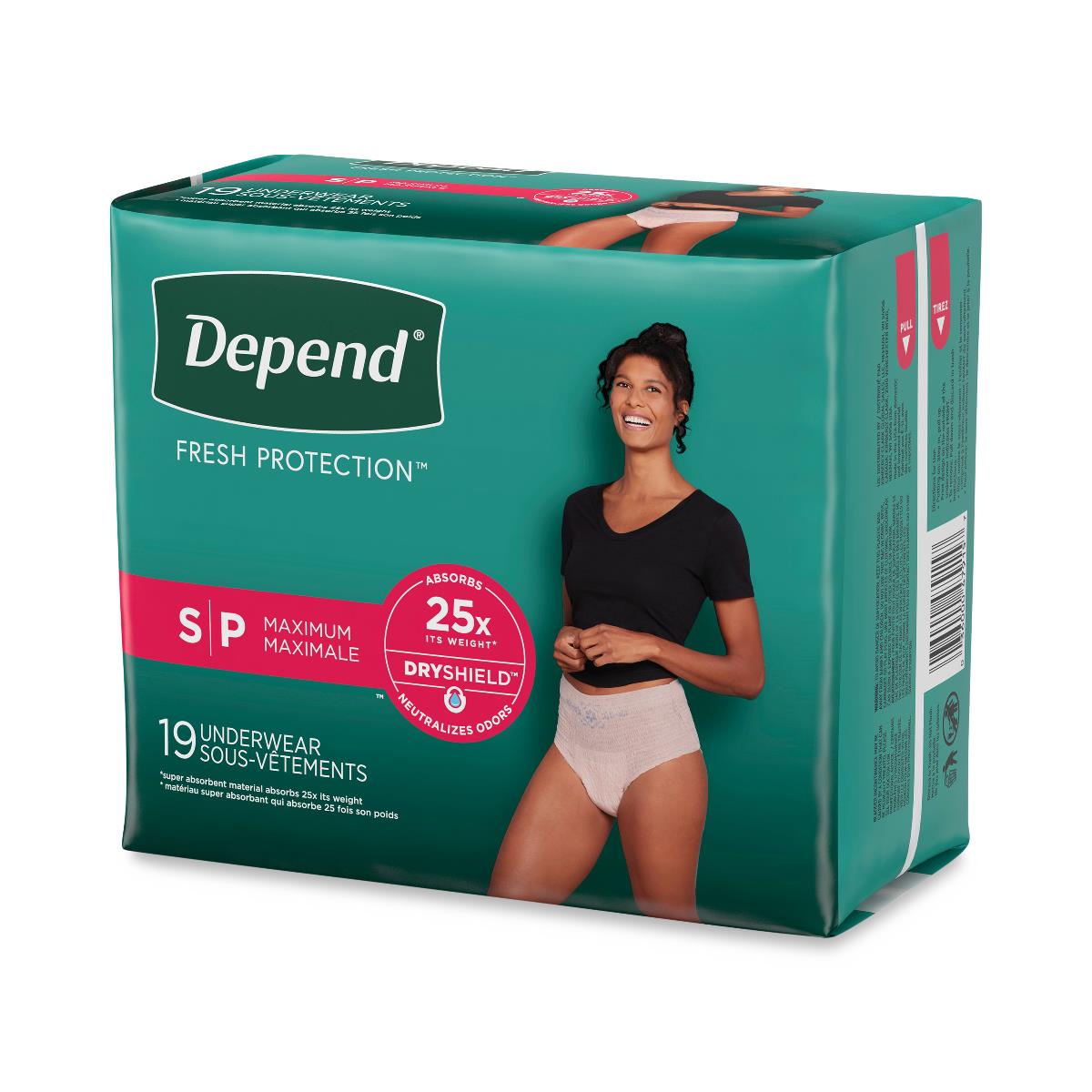 Depend Fresh Protection Incontinence Underwear For Women - BeHope