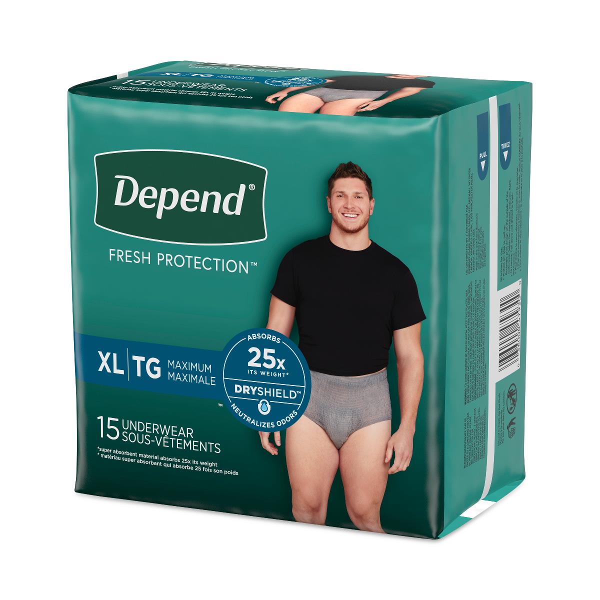 Depend Fit-flex Underwear For Men - BeHope