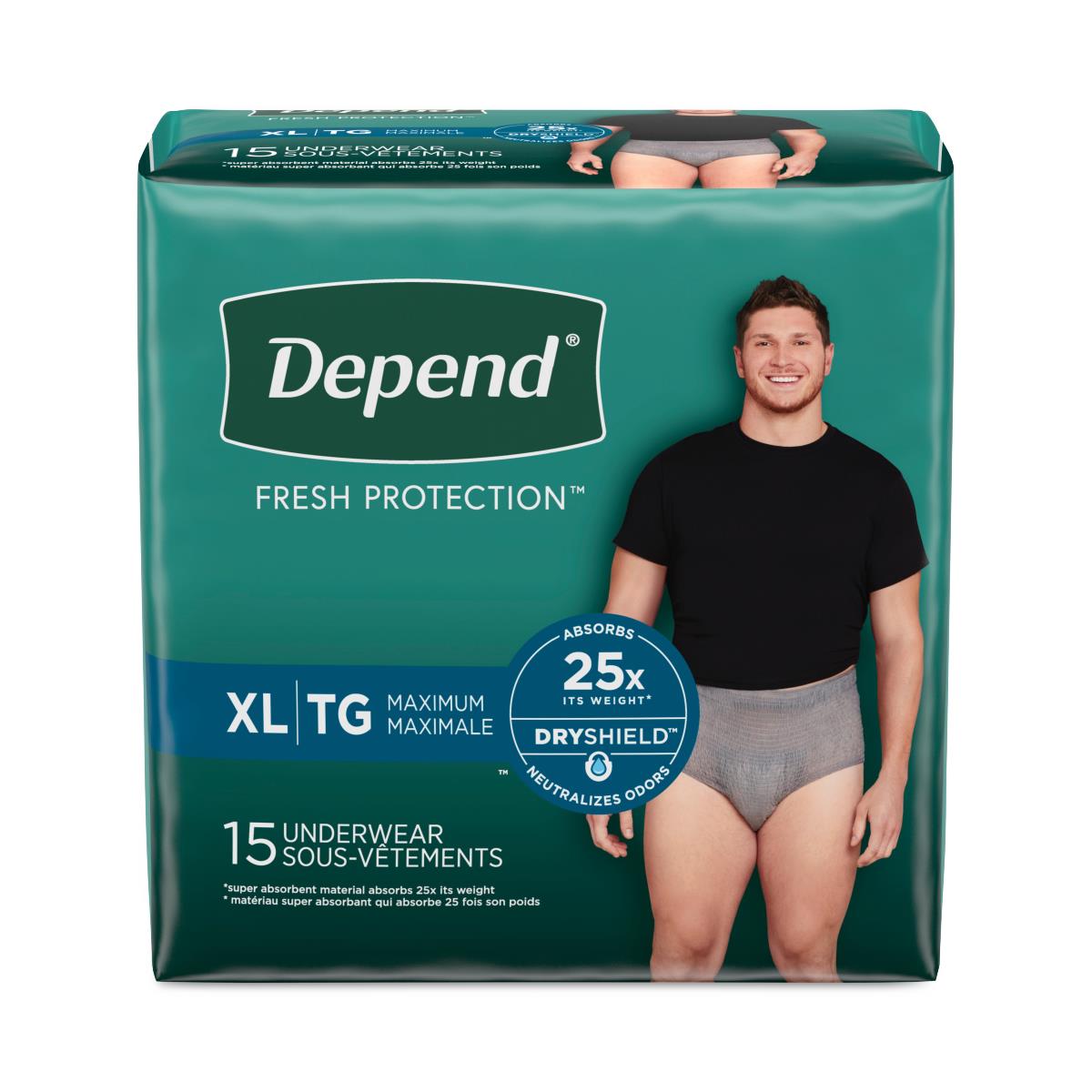 Depend Fit-flex Underwear For Men - BeHope