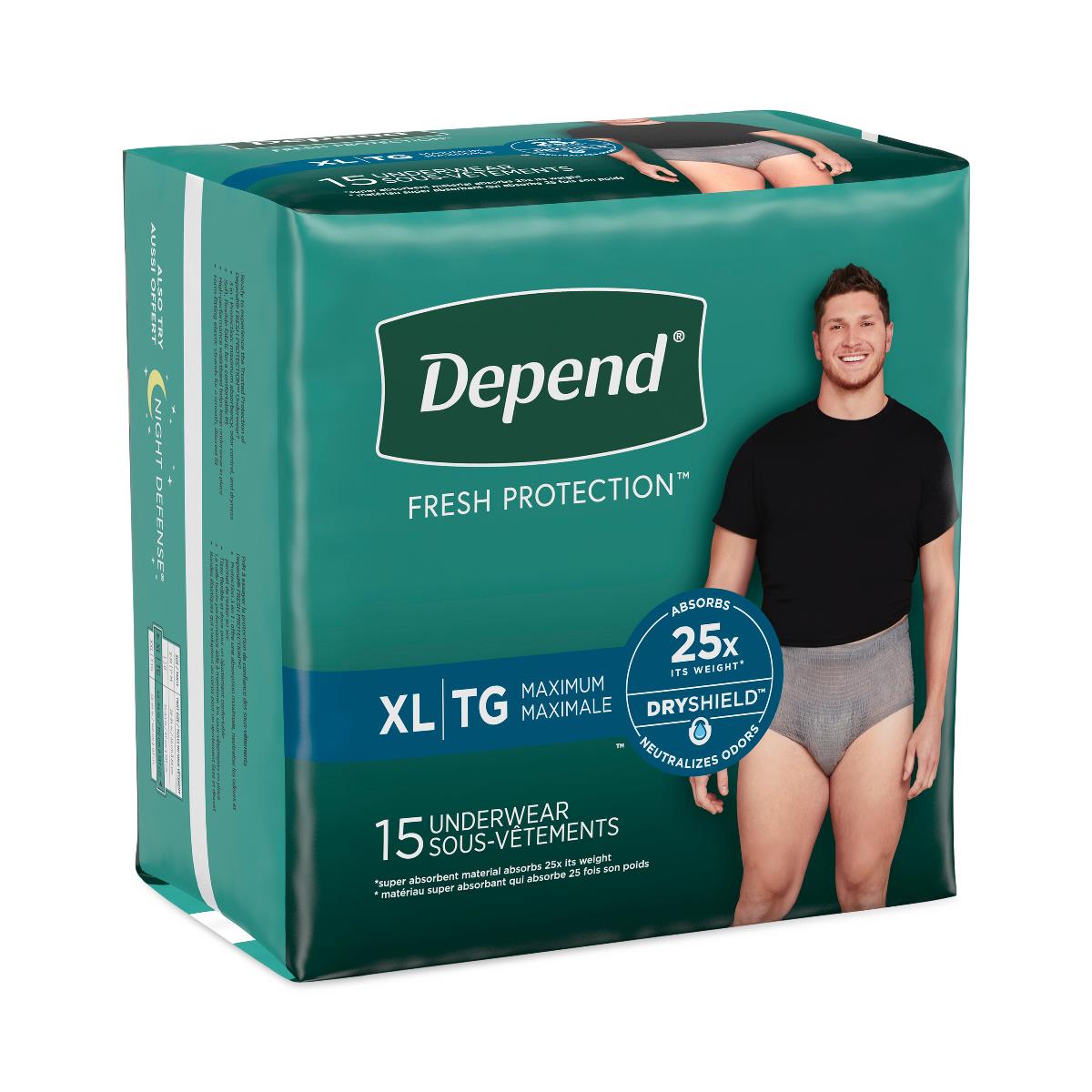 Depend Fit-flex Underwear For Men - BeHope