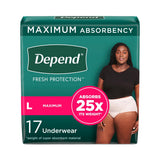 Depend Fresh Protection Incontinence Underwear For Women - BeHope