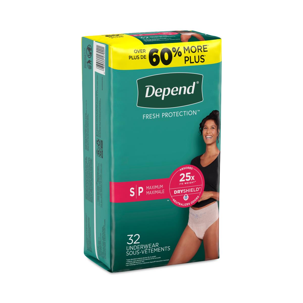 Depend Fresh Protection Incontinence Underwear For Women - BeHope