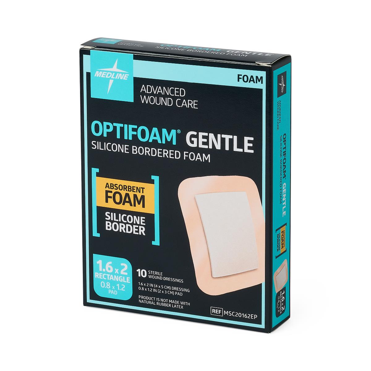 Optifoam Gentle Foam Wound Dressings with Silicone Adhesive Border