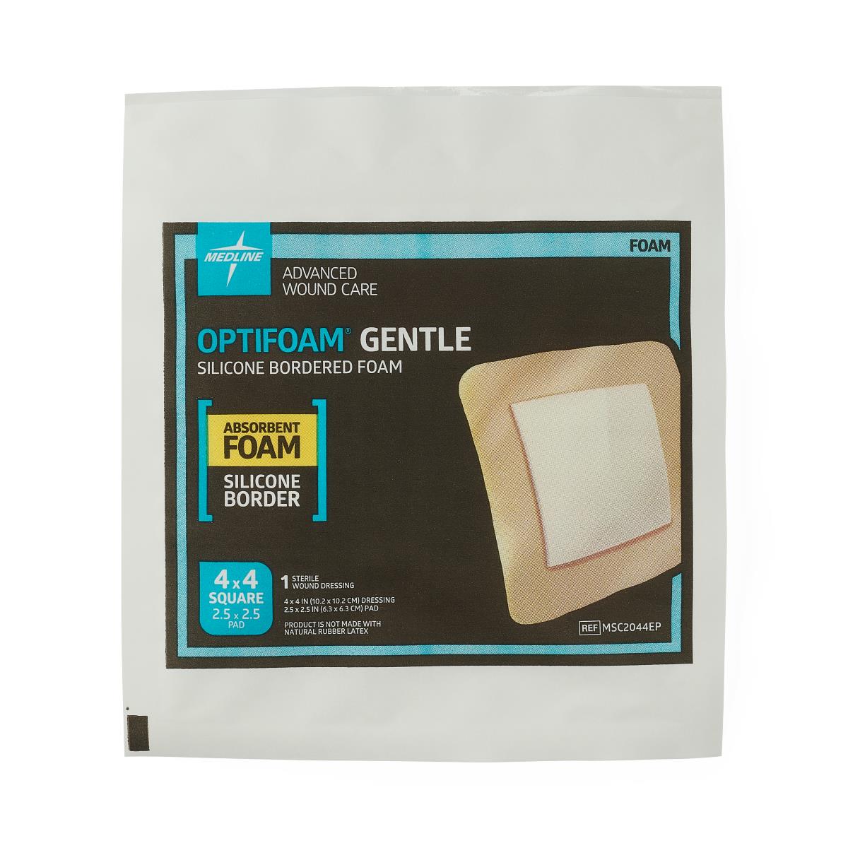 Optifoam Gentle Foam Wound Dressings with Silicone Adhesive Border