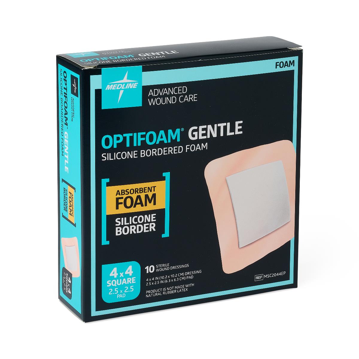 Optifoam Gentle Foam Wound Dressings with Silicone Adhesive Border