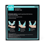 Optifoam Gentle Foam Wound Dressings with Silicone Adhesive Border