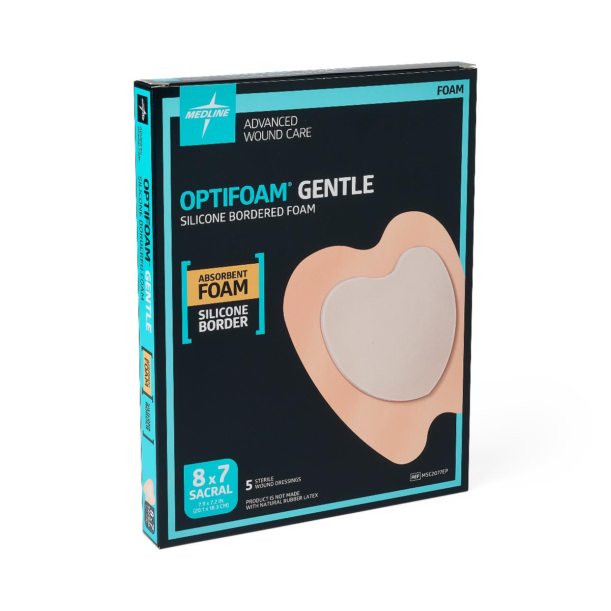 Optifoam Gentle Foam Wound Dressings with Silicone Adhesive Border