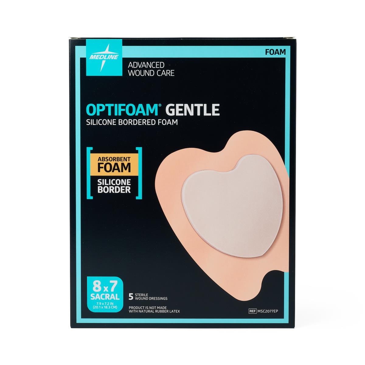 Optifoam Gentle Foam Wound Dressings with Silicone Adhesive Border