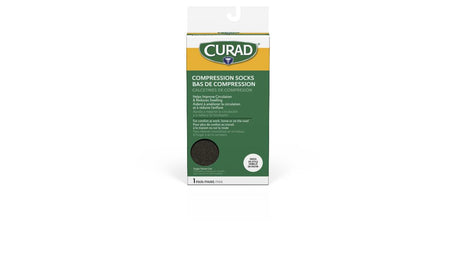 CURAD Knee-High 8-15 mmHg Compression Socks