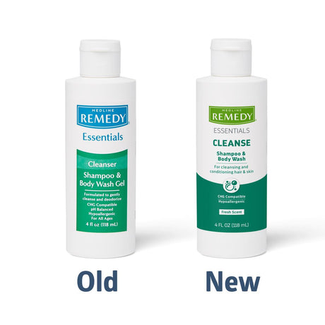 Medline Remedy Essentials Shampoo and Body Wash