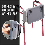 Folding Walker Trays With Cup Holders - BeHope