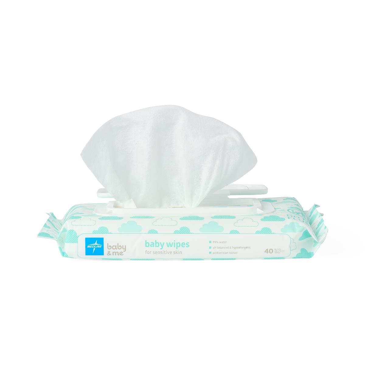 Medline Hypoallergenic Fragrance-Free Baby Wipes