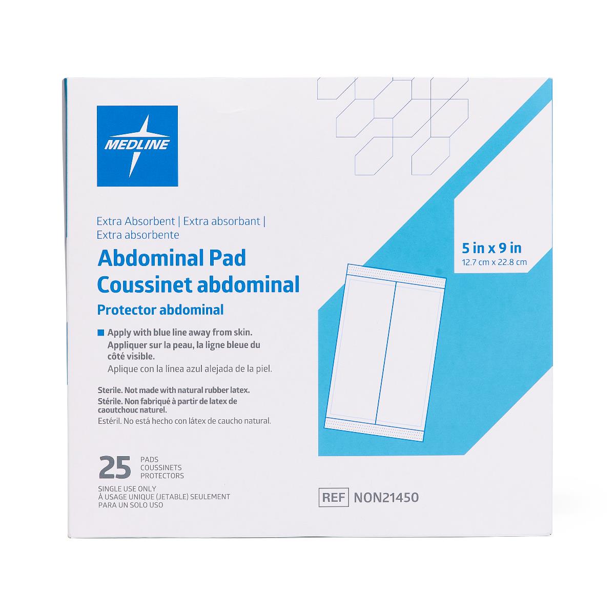 Abdominal Pad Medline Sterile 1 Per Pack