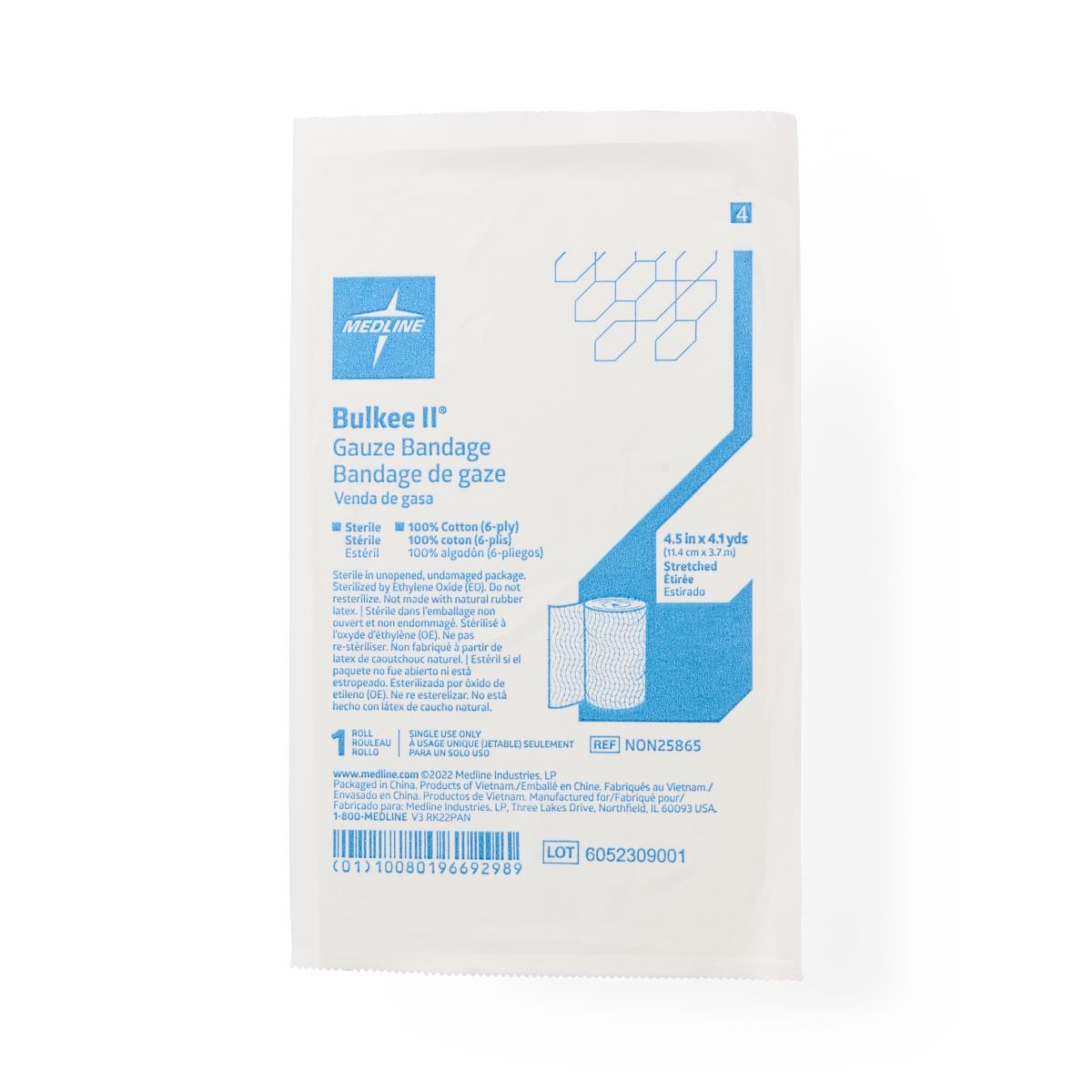 Bulkee II Sterile Cotton Gauze Bandages
