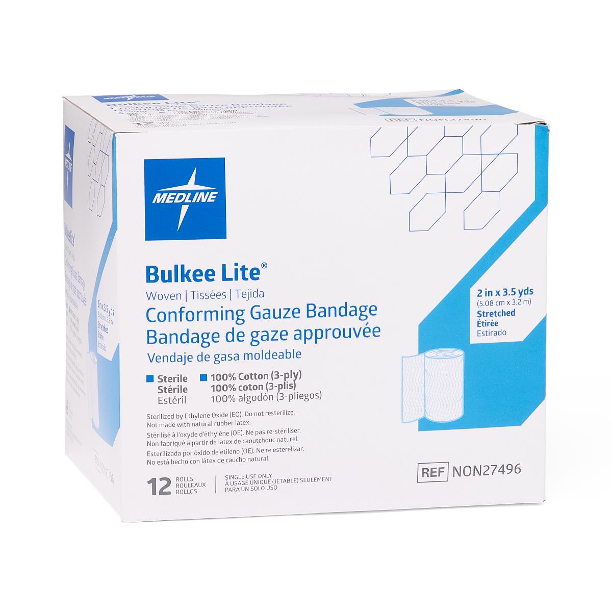 Bulkee Lite Sterile Cotton Conforming Bandages
