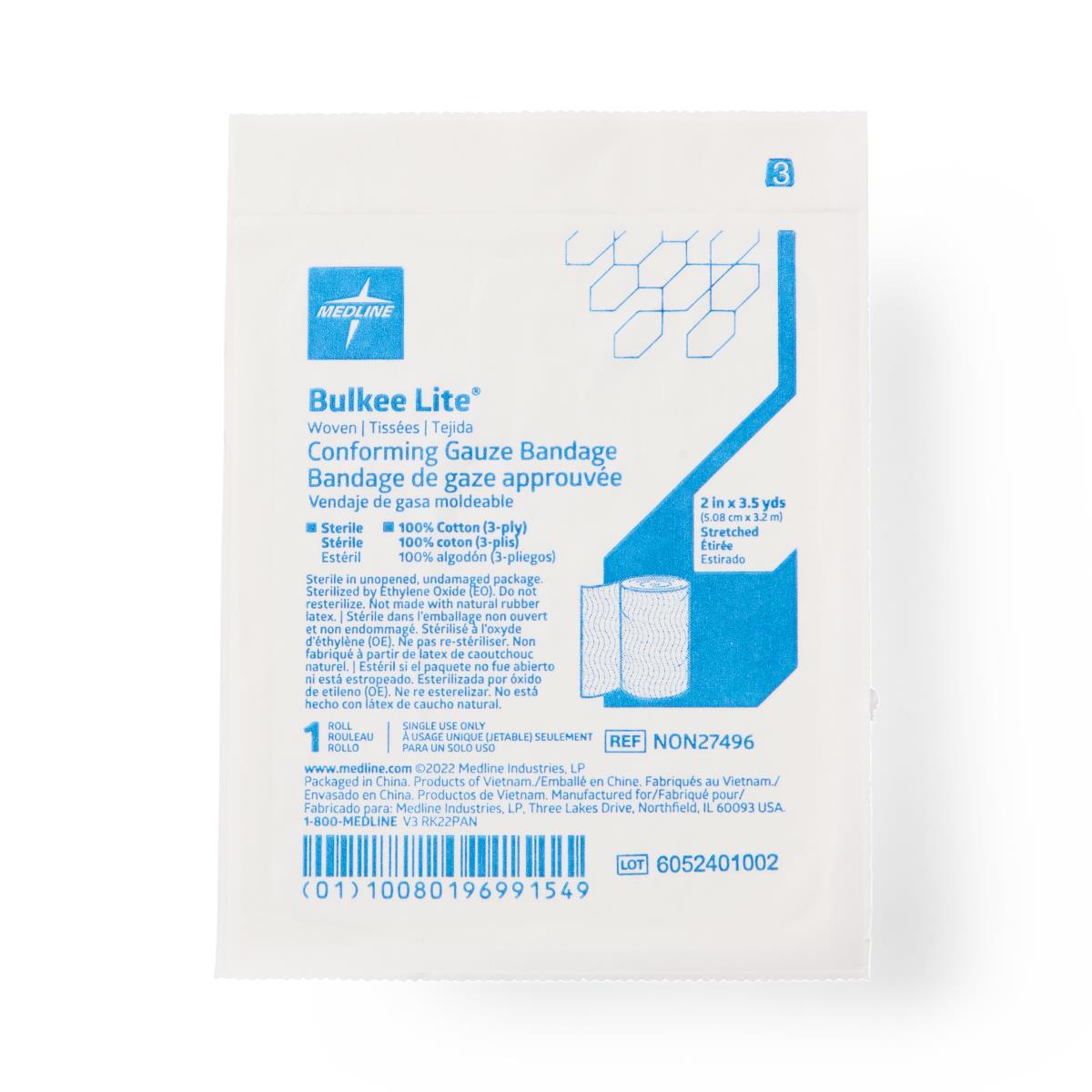 Bulkee Lite Sterile Cotton Conforming Bandages