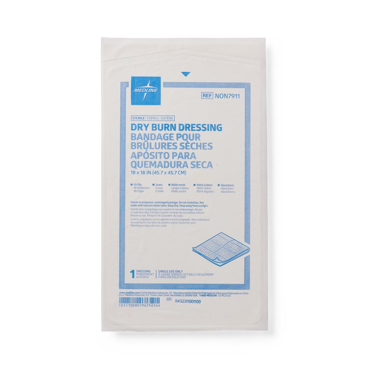 Medline Cotton Burn Dressings